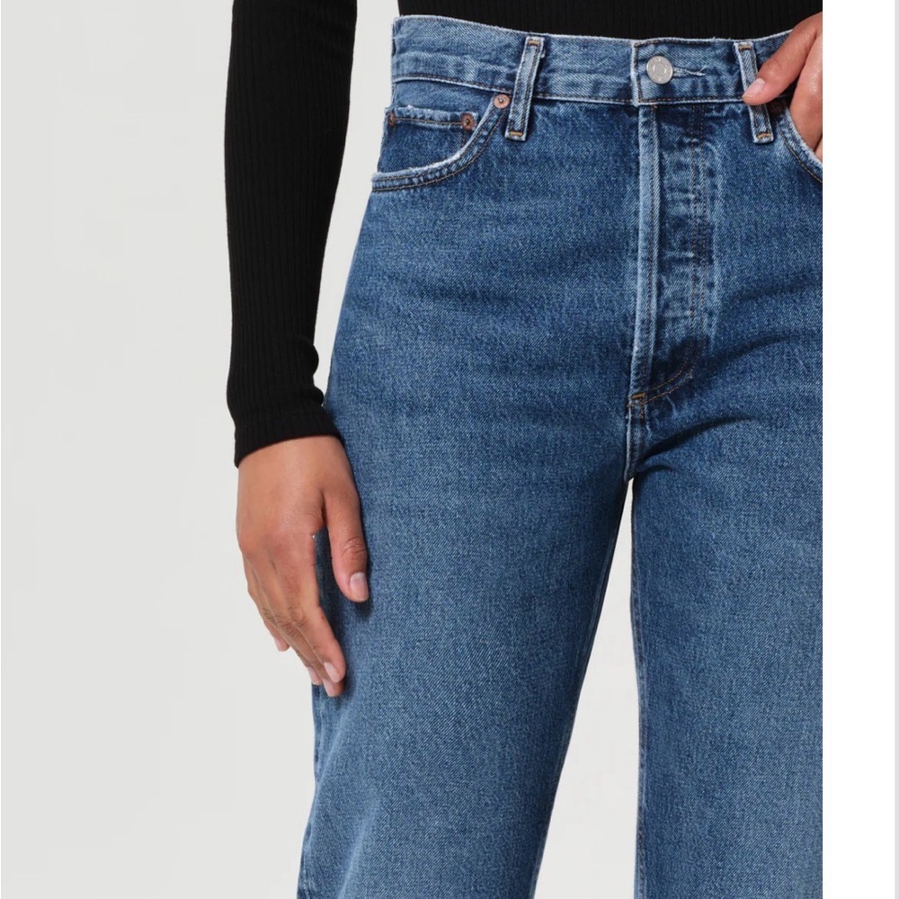 Agolde Dark denim 90'S PINCH WAIST HIGH RISE STRAIGHT NWOT
